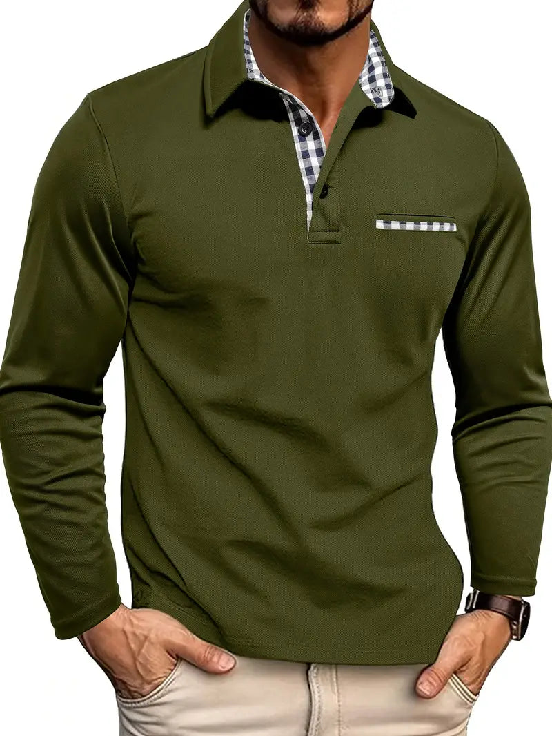 Wiktor – Polo Shirt with Long Sleeve 