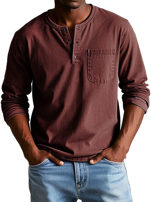 Caleb | long sleeve polo shirt