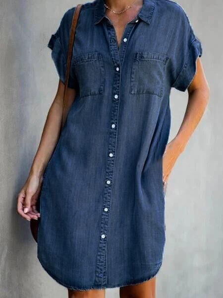 MAËLLE DENIM MIDI DRESS