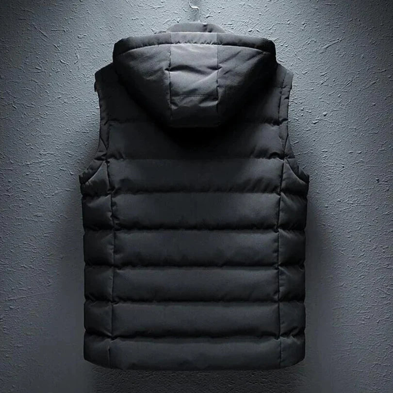Pawel | SLEEVELESS VEST WITH HOOD