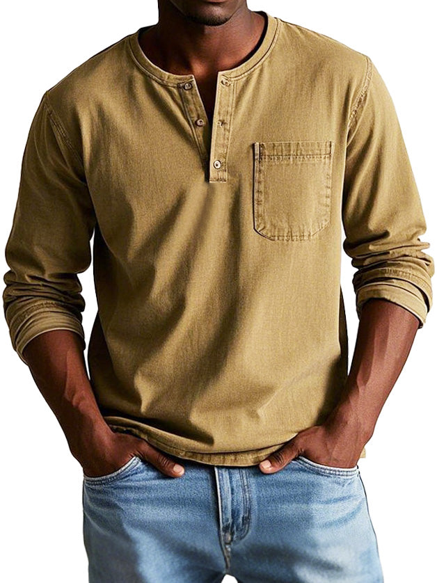 Caleb | long sleeve polo shirt