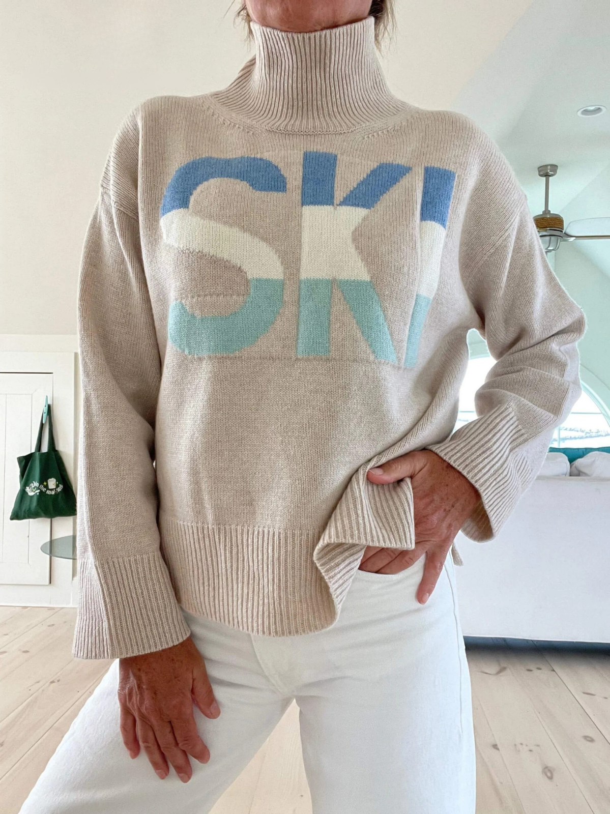 Retro Cashmere Ski Sweater 