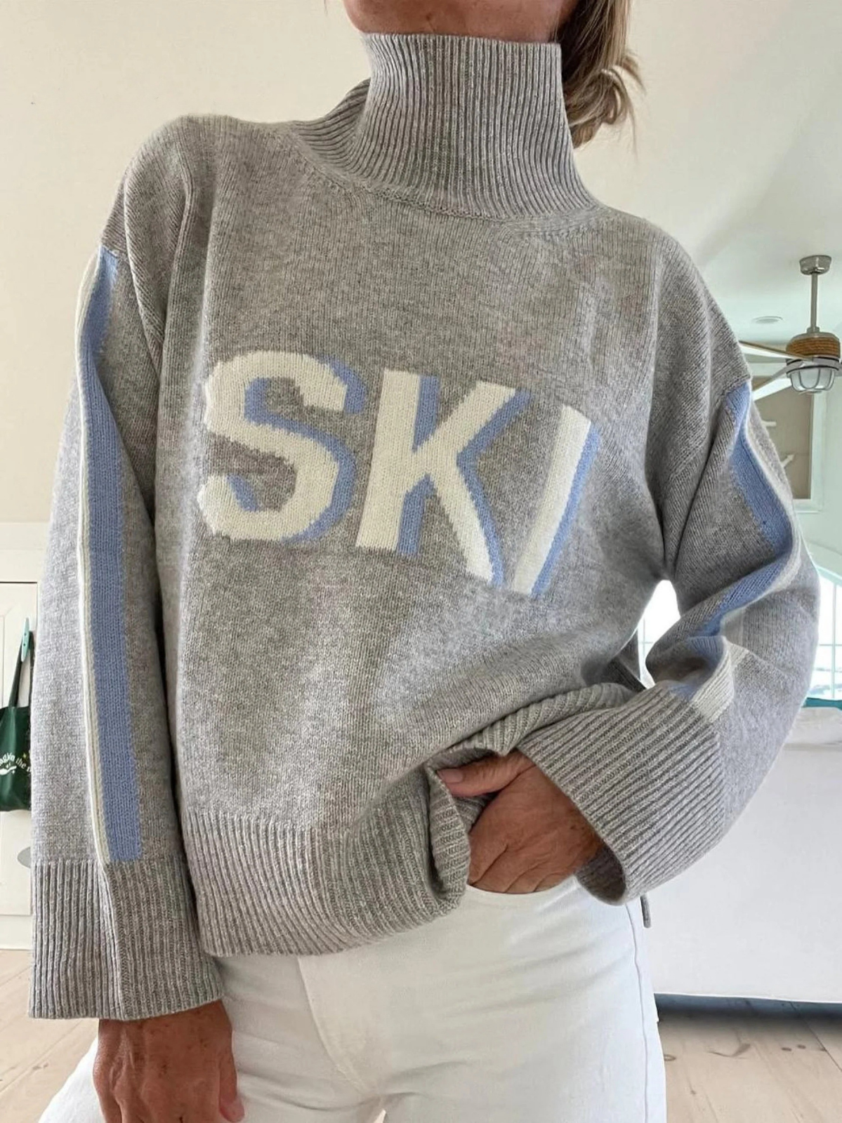 Retro Cashmere Ski Sweater 