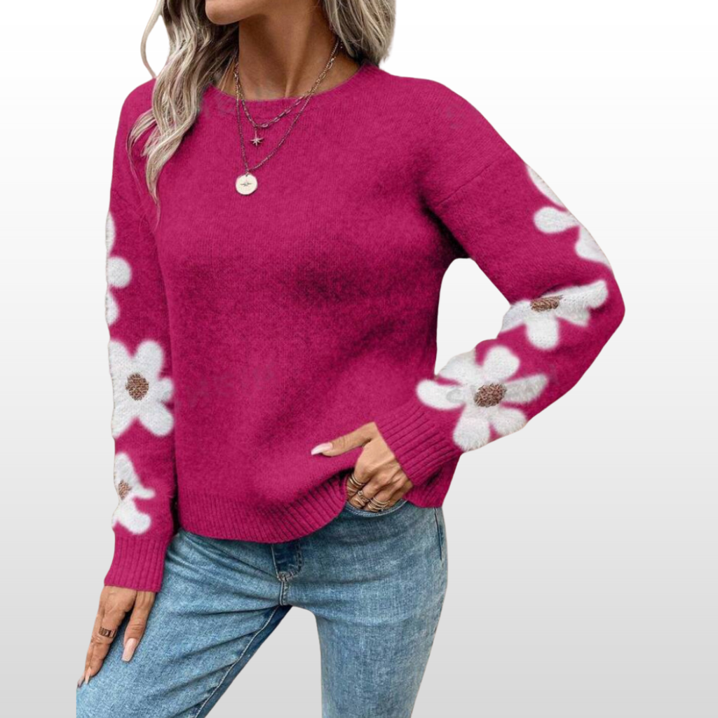 ZOEY | Floral Round-Neck Floral