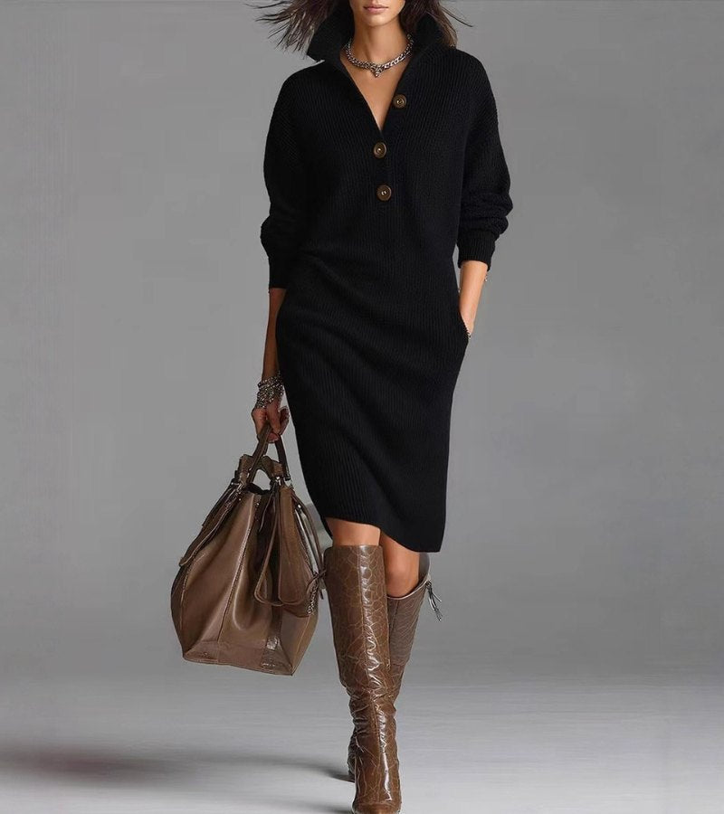 Gina | Warm Knitted Dress