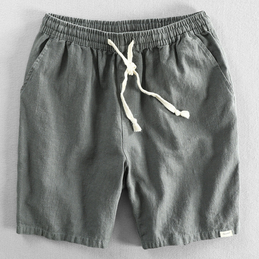 Dante - Linen blend shorts
