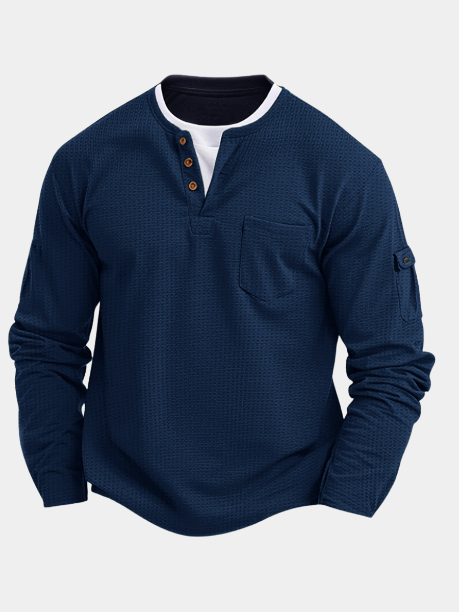 Peter | Retro long-sleeve shirt