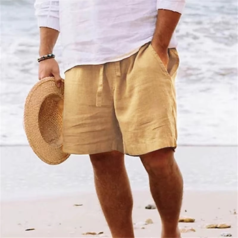 OSCAR - SHORTS IN LINEN BLENDS