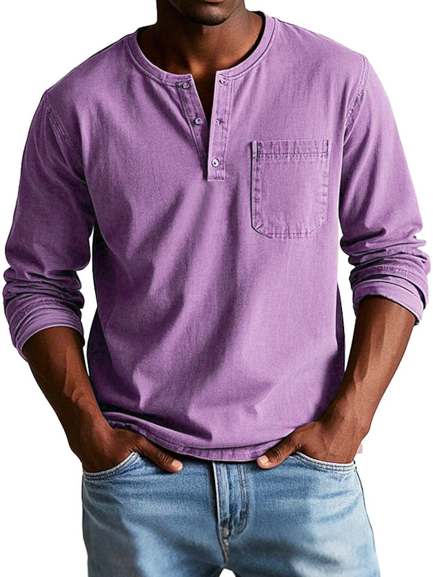 Caleb | long sleeve polo shirt