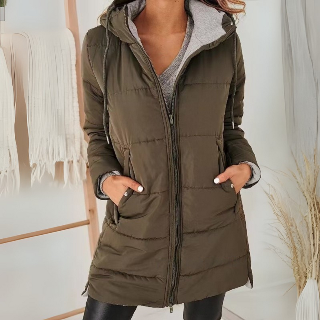 YARA - Casual Hooded Puffer Down Jacket
