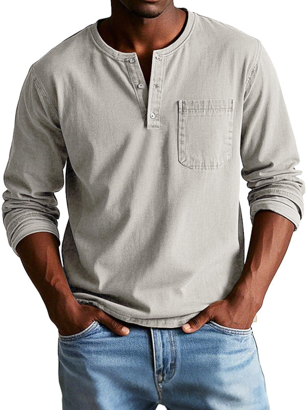 Caleb | long sleeve polo shirt