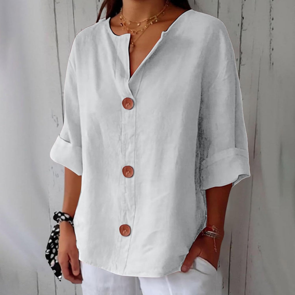 Claira | Casual Linen Blouse