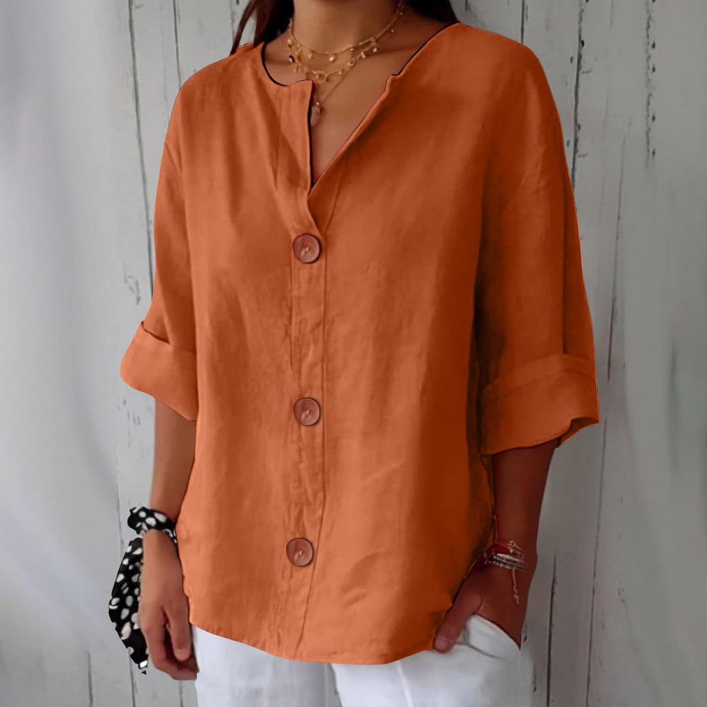 Claira | Casual Linen Blouse