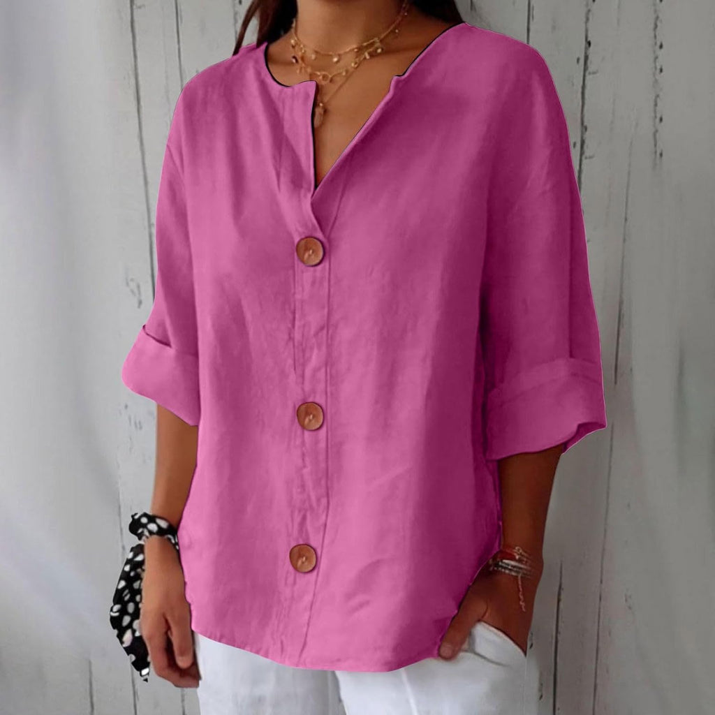 Claira | Casual Linen Blouse