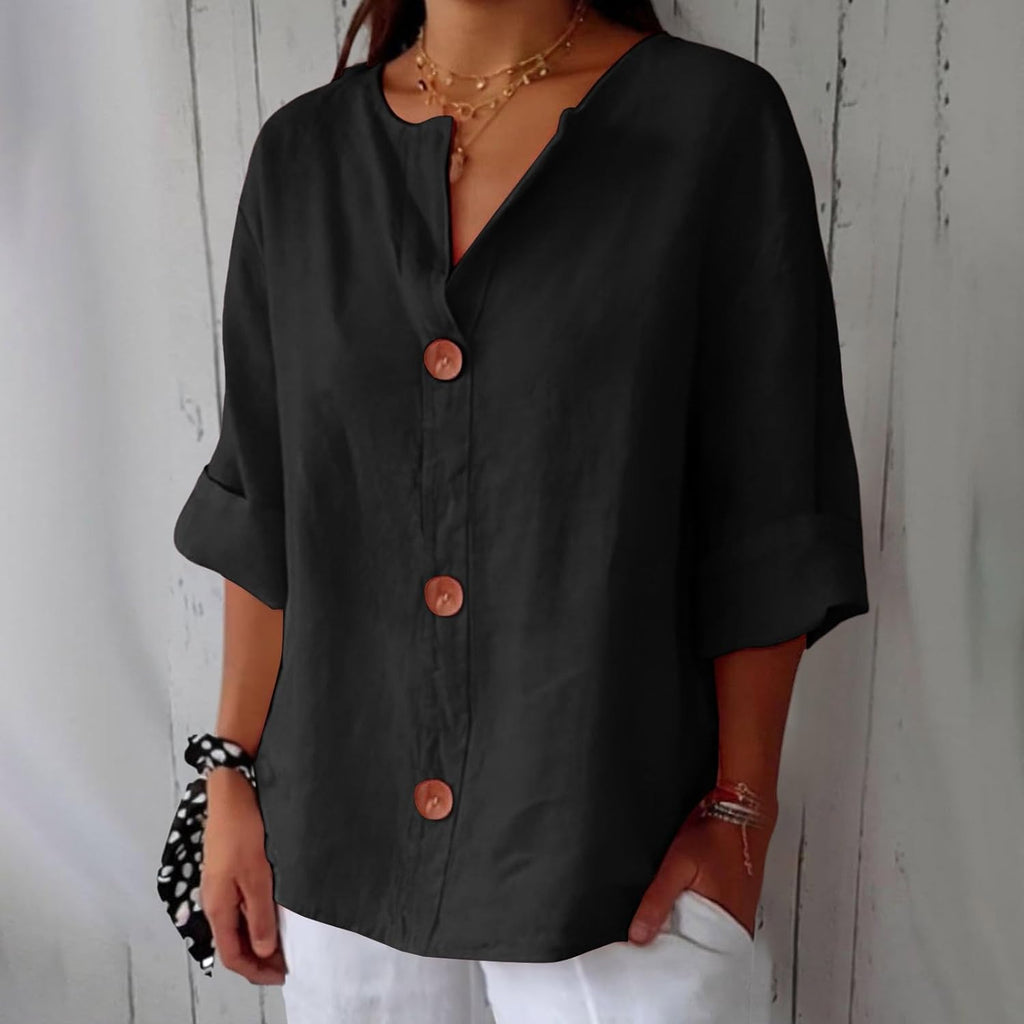 Claira | Casual Linen Blouse
