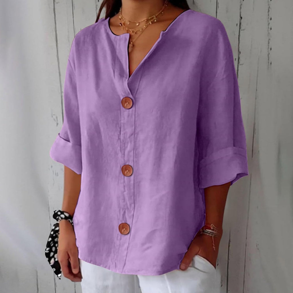 Claira | Casual Linen Blouse
