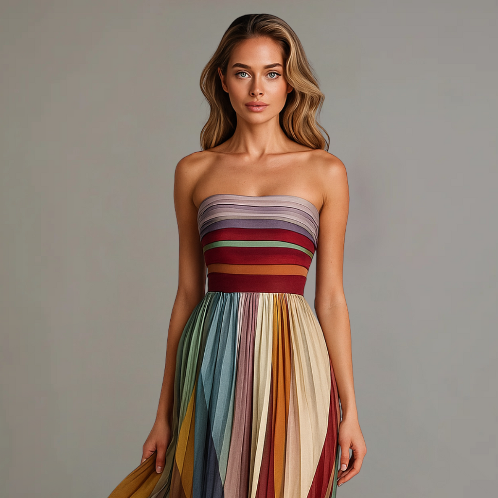 Floria | Sleeveless Colored Dress