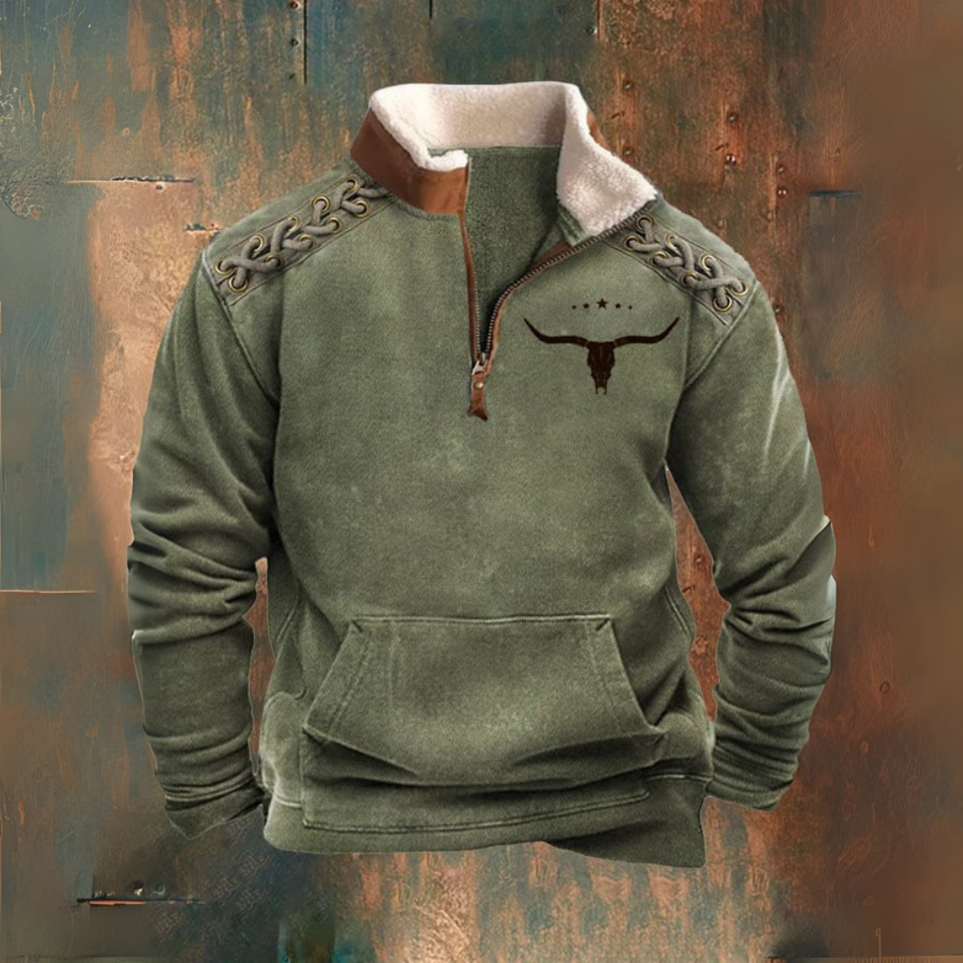 RODEO – polar jacket with a half-zip for autumn and winter