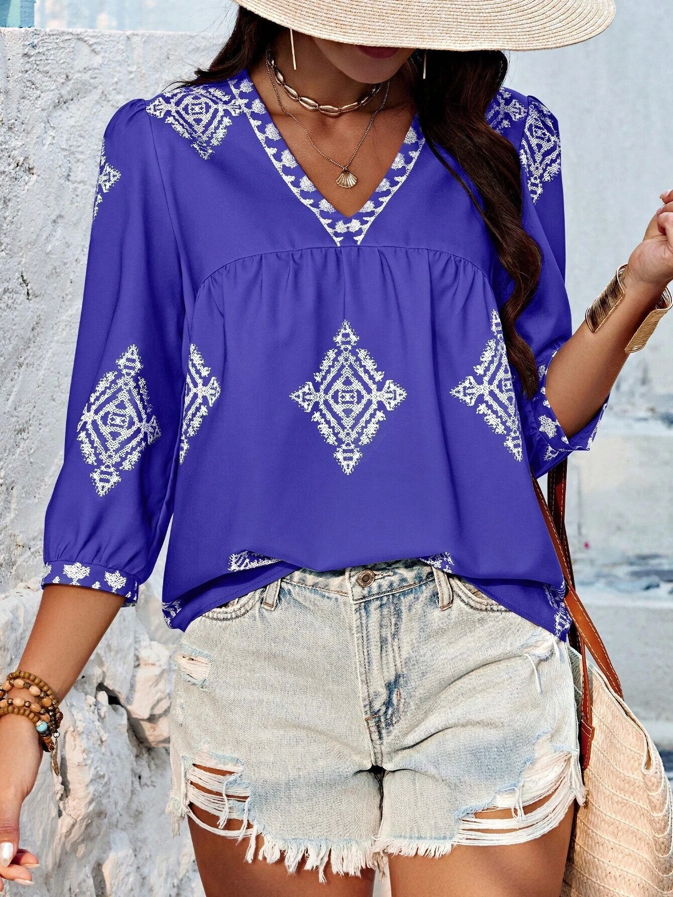 ALMA – BOHEMIAN COTTON BLOUSE