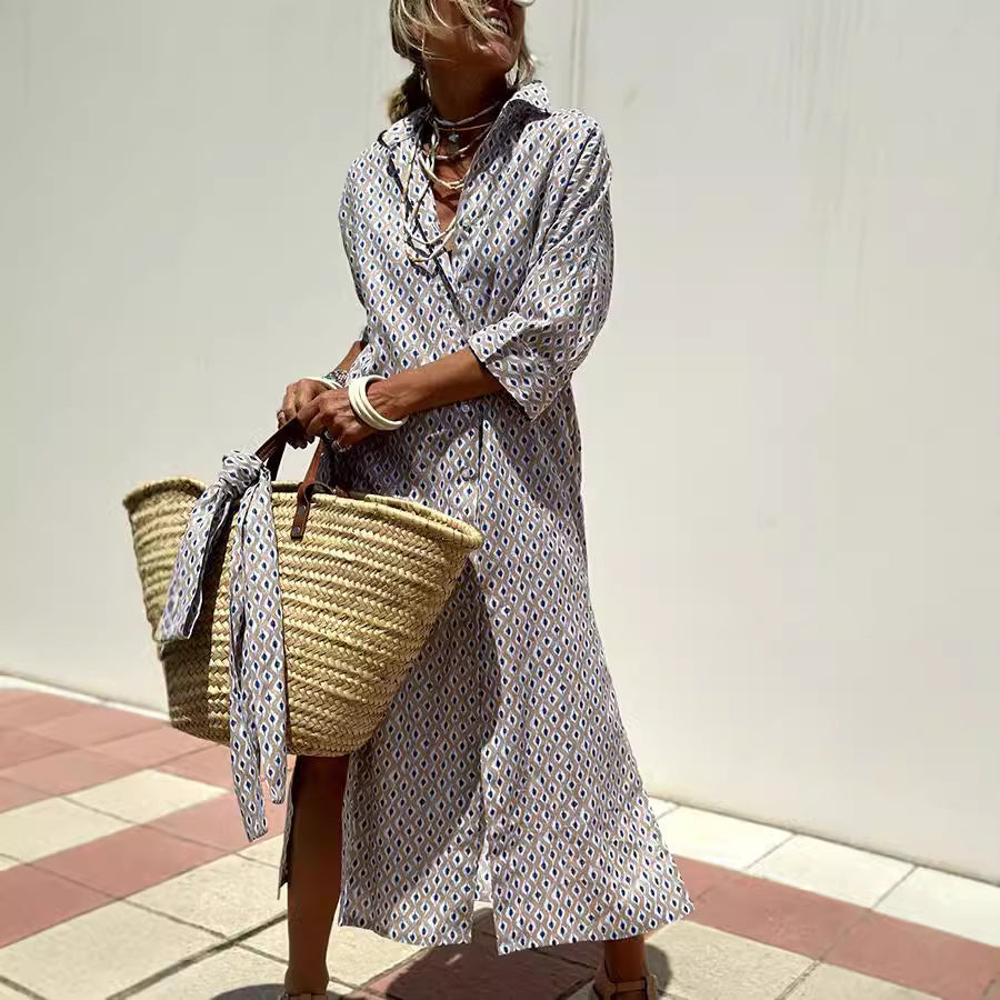 SORAYA - FLUID COTTON DRESS