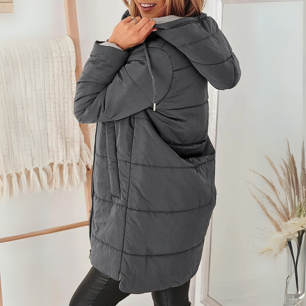 YARA - Casual Hooded Puffer Down Jacket