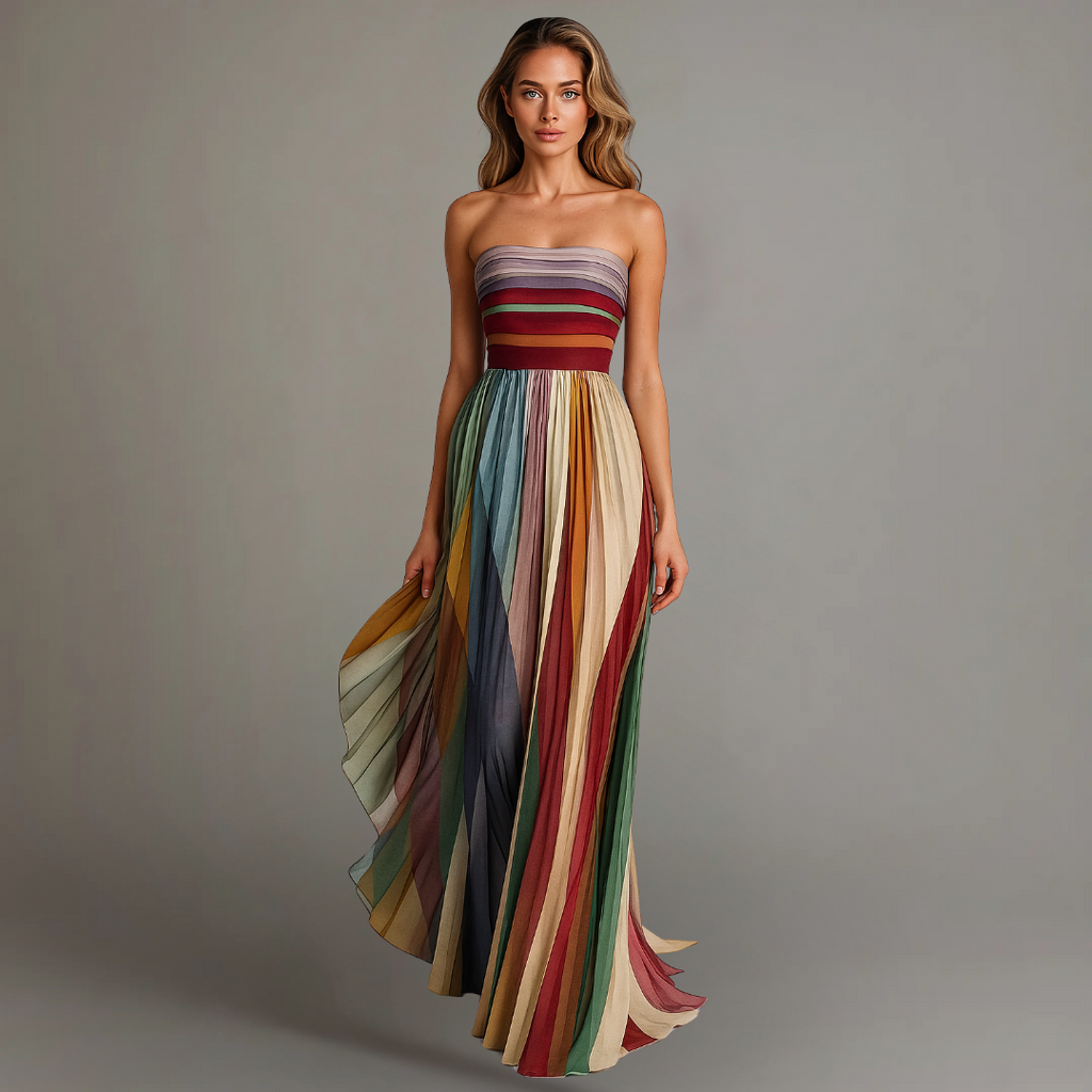 Floria | Sleeveless Colored Dress