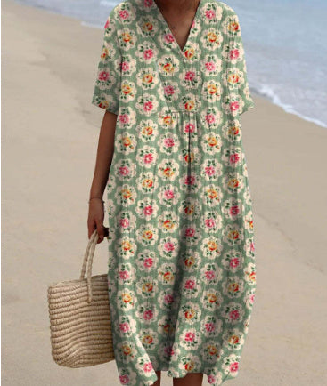 LIVIA – CASUAL FLORAL DRESS