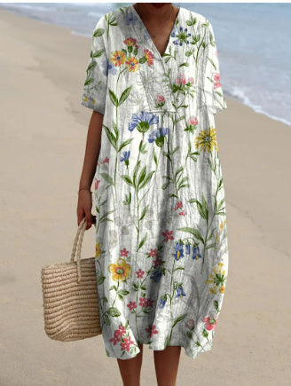 LIVIA – CASUAL FLORAL DRESS