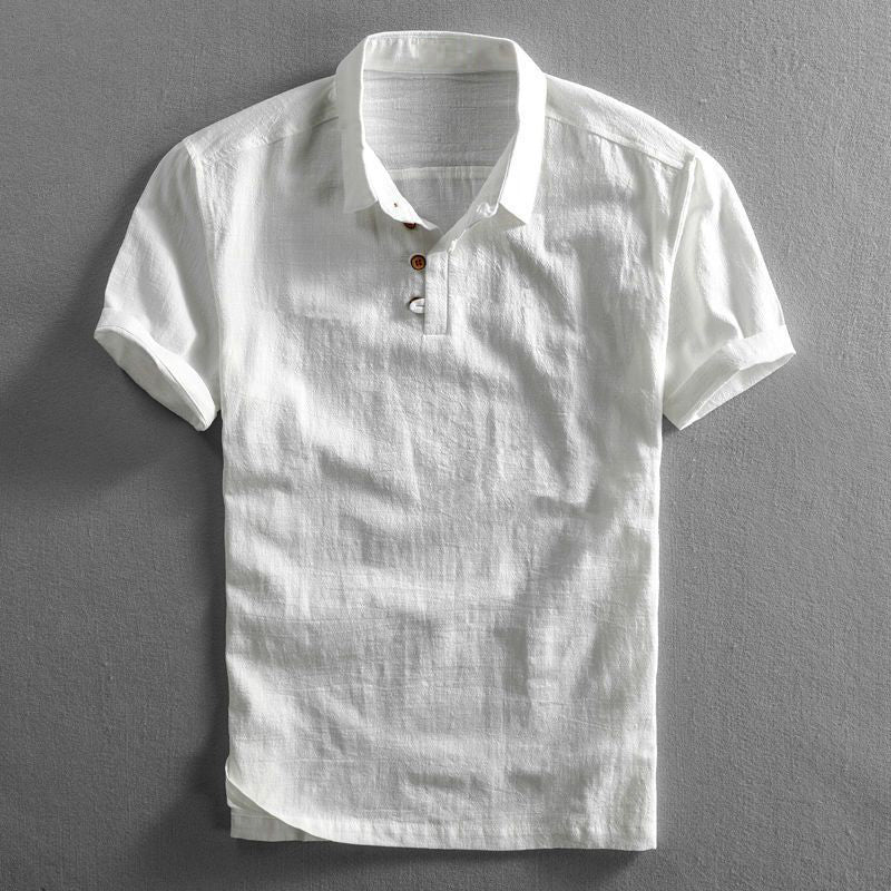 Amalfi - Linen polo shirt