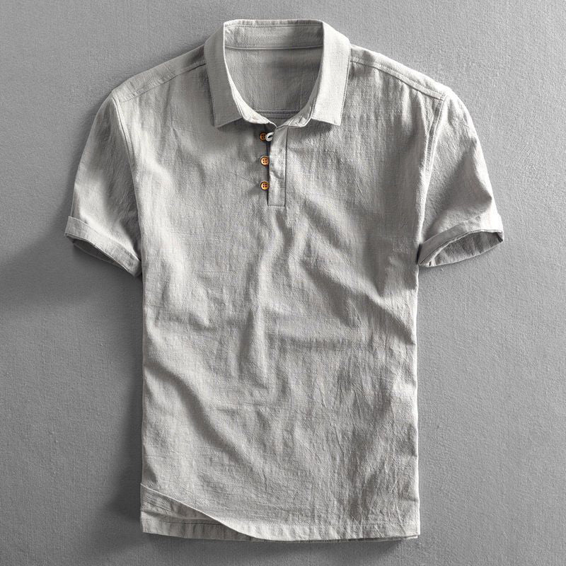 Amalfi - Linen polo shirt