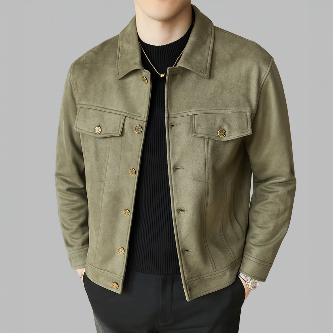 ELWIN | CARLTON SUEDE JACKET