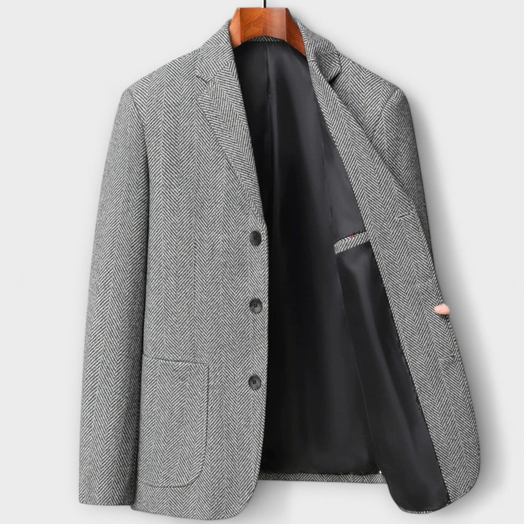 Gideon | Classic Herringbone Blazer