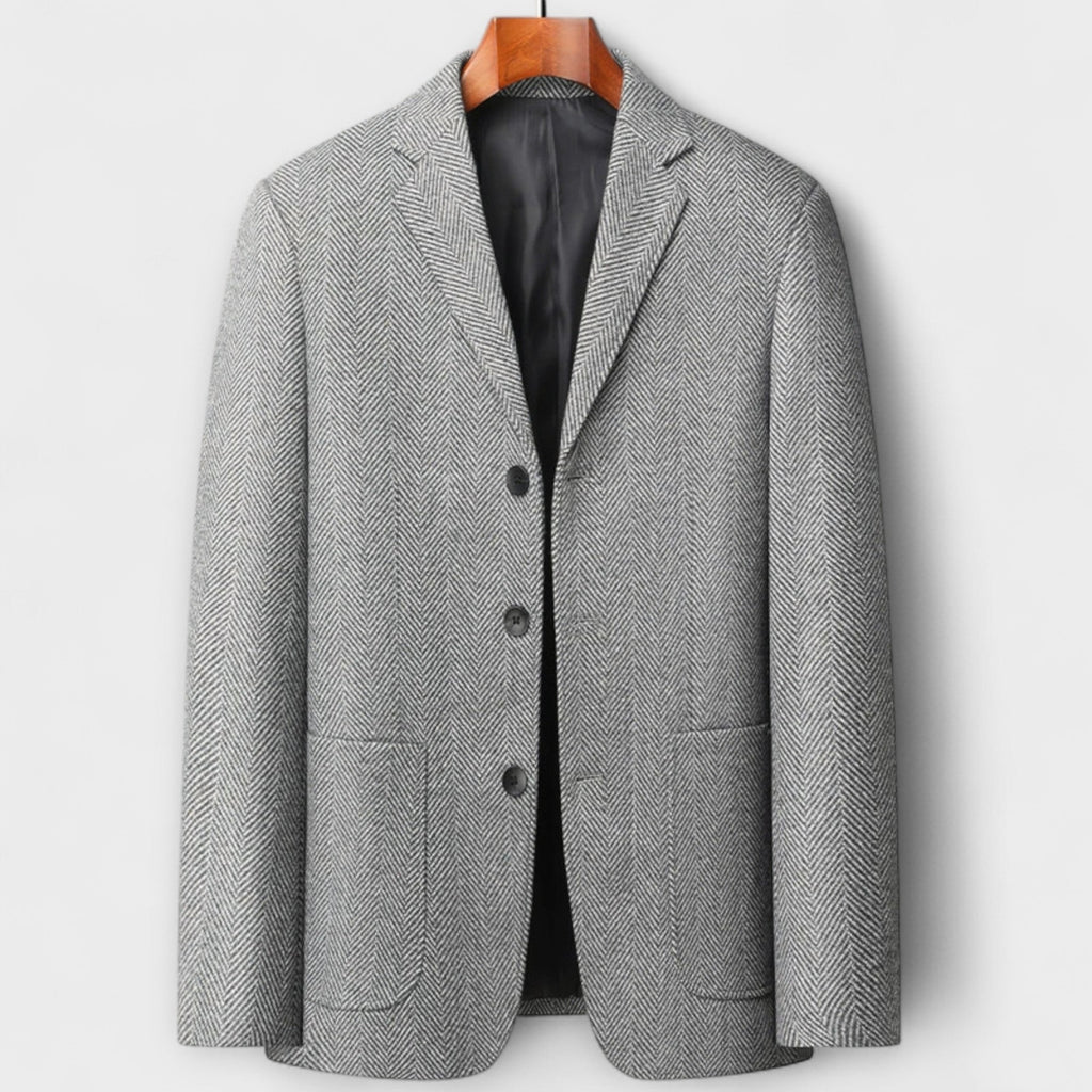 Gideon | Classic Herringbone Blazer