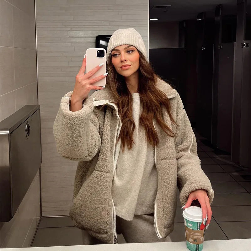 Paula | Soft plush jacket 