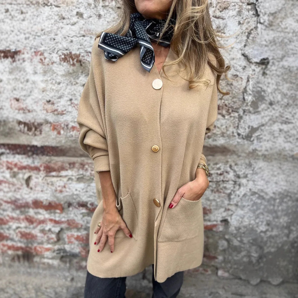 Georgia - Classic Autumn Cardigan