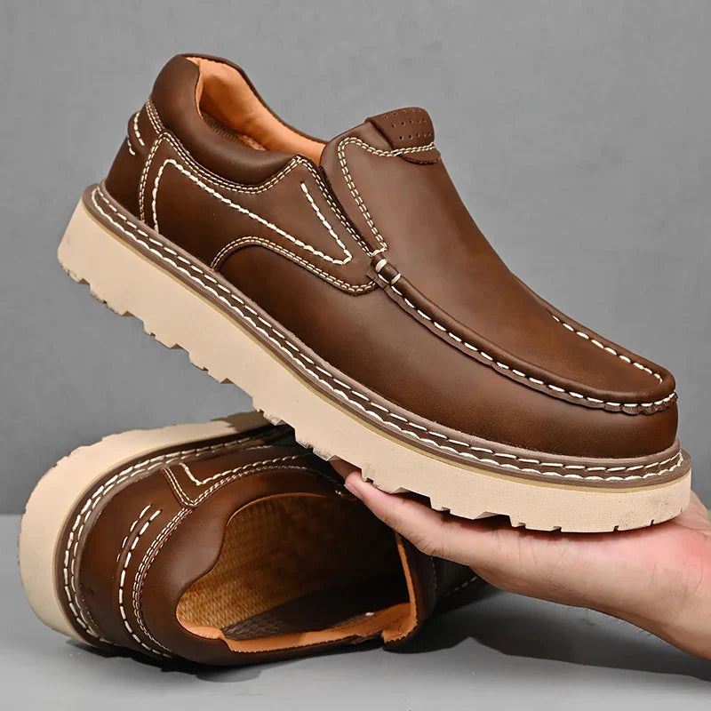 Monza | Leather moccasins