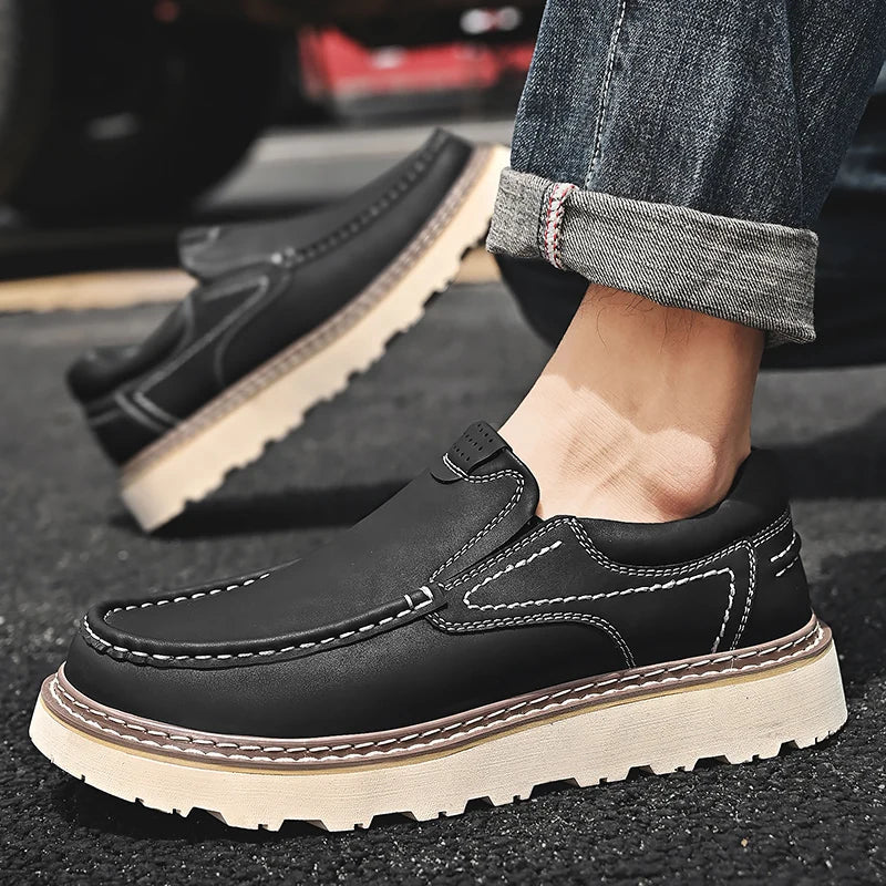 Monza | Leather moccasins