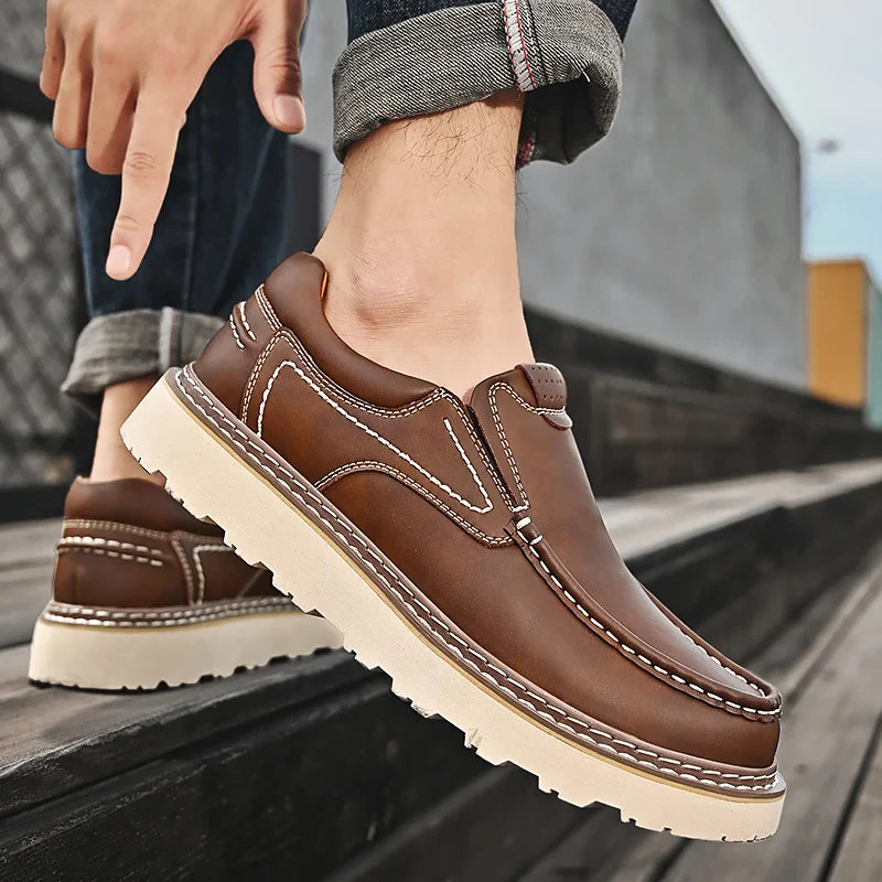 Monza | Leather moccasins