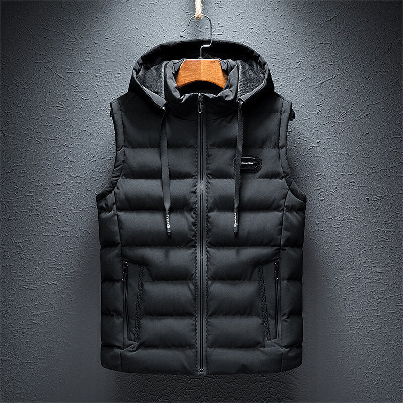Pawel | SLEEVELESS VEST WITH HOOD