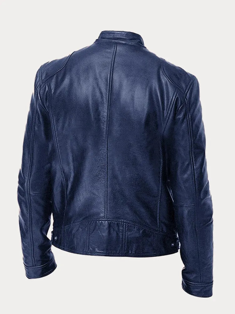Lenon | Loose leather jacket