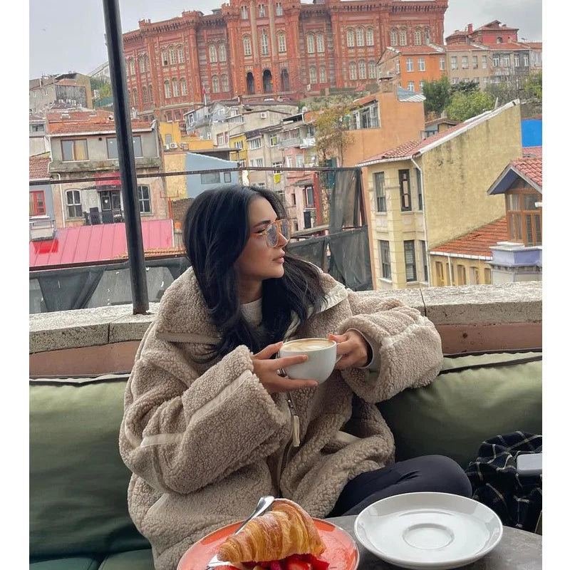 Paula | Soft plush jacket 