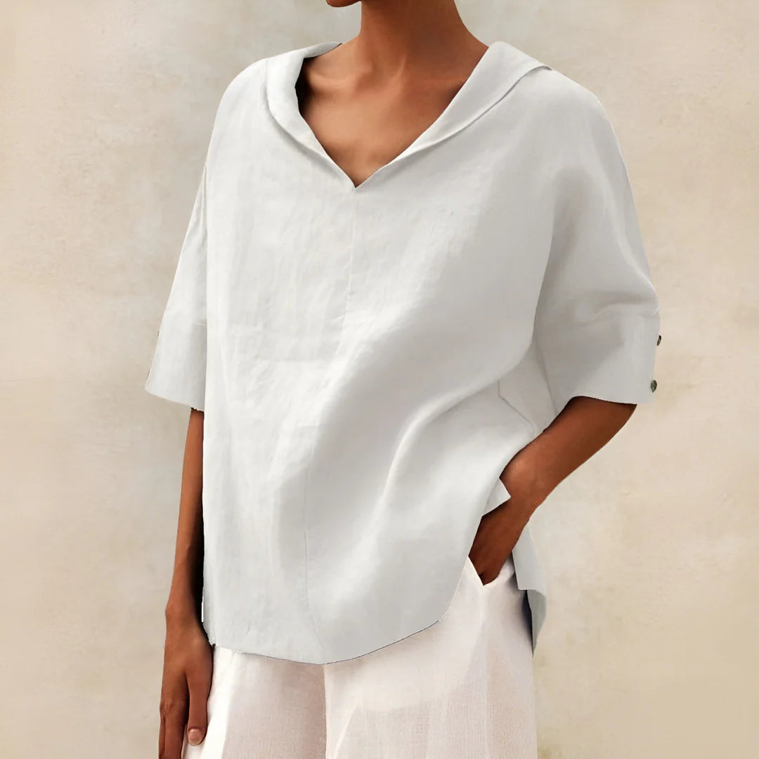 ALEXA - LINEN BLOUSE