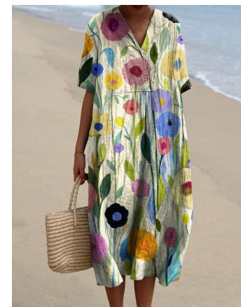 LIVIA – CASUAL FLORAL DRESS