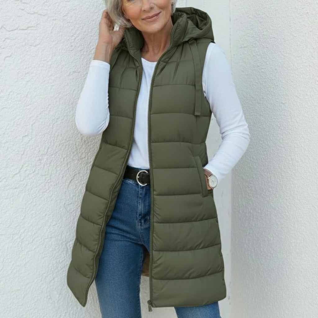ROSA | Casual Long Puffer Vest
