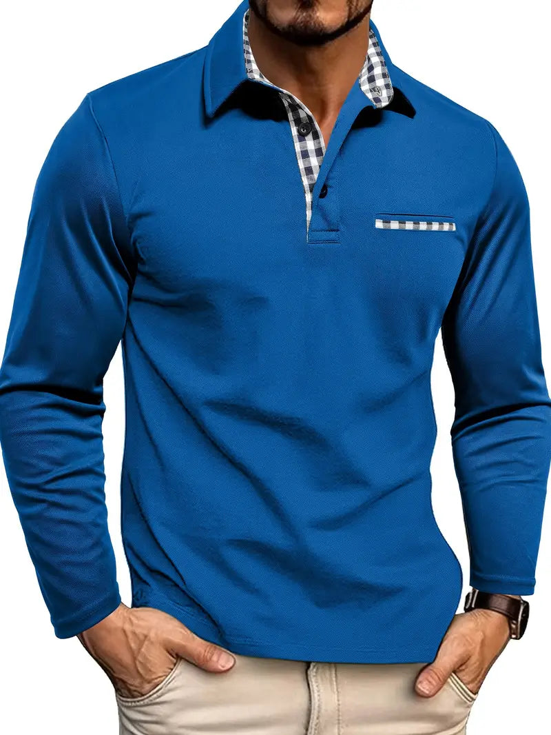 Wiktor – Polo Shirt with Long Sleeve 