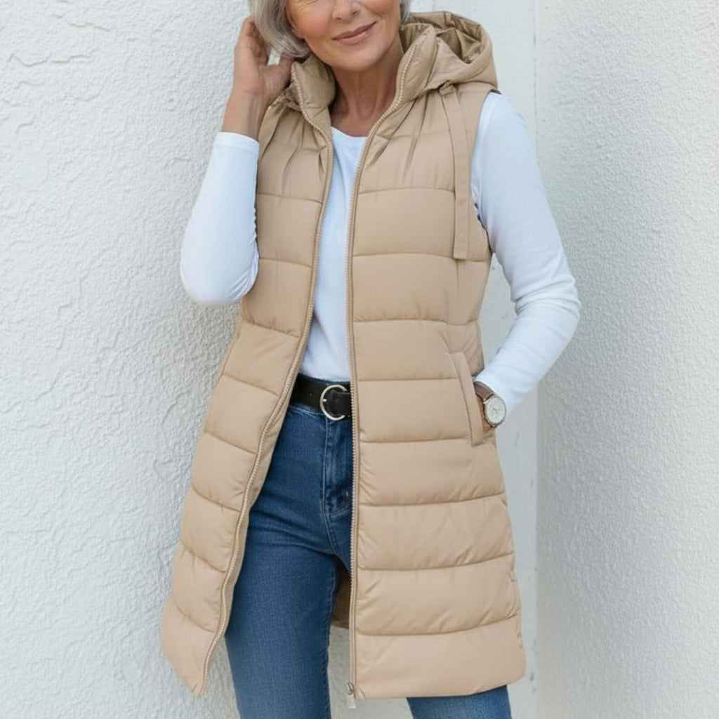 ROSA | Casual Long Puffer Vest