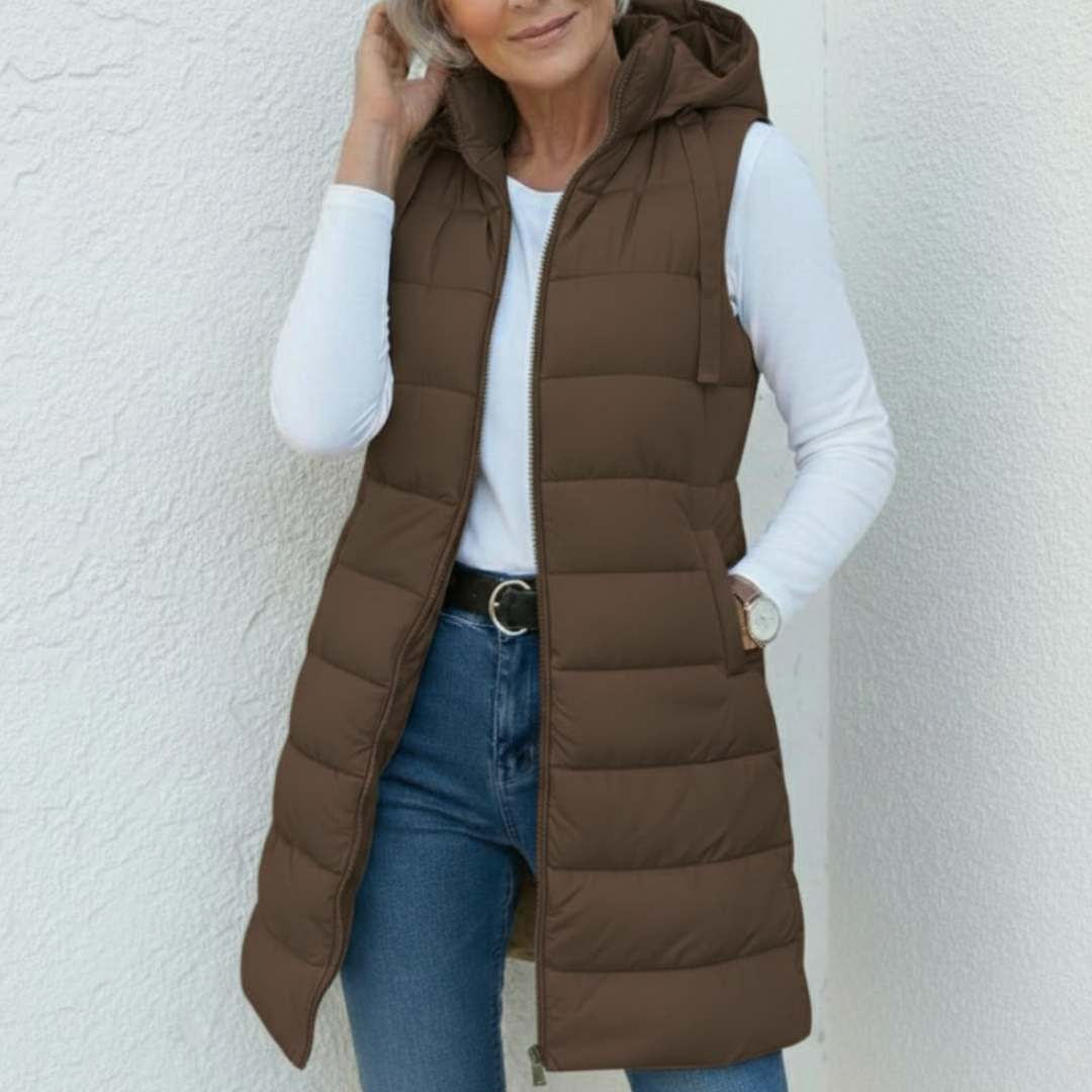 ROSA | Casual Long Puffer Vest