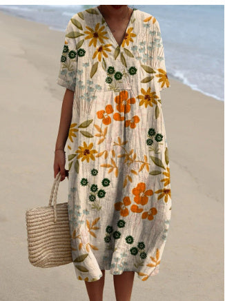 LIVIA – CASUAL FLORAL DRESS