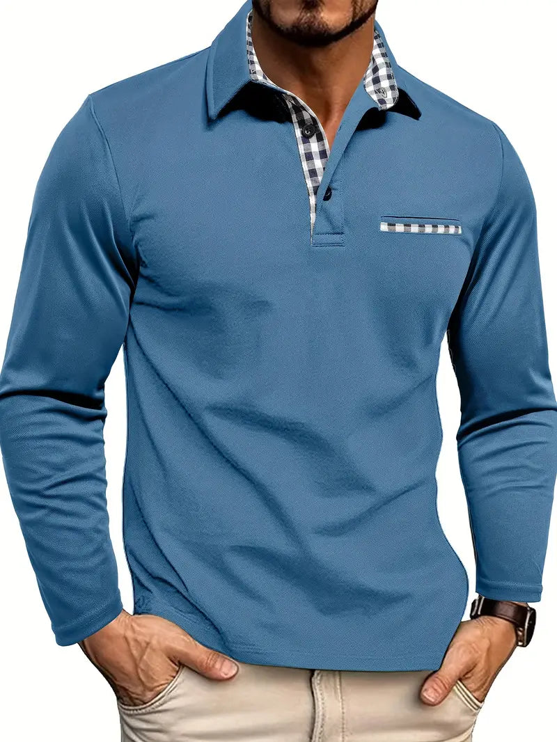 Wiktor – Polo Shirt with Long Sleeve 