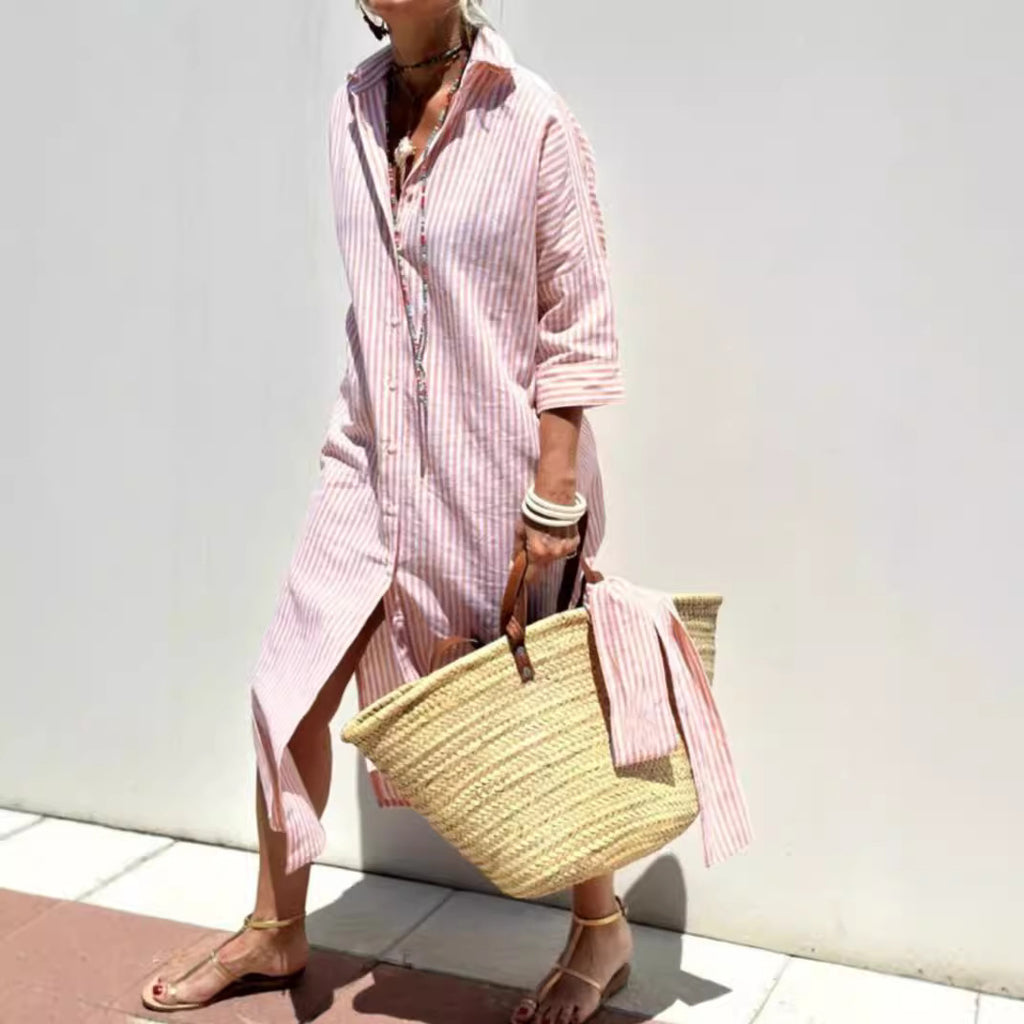 SORAYA - FLUID COTTON DRESS